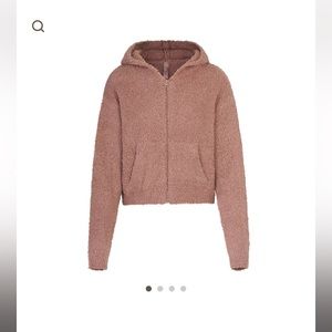 SKIMS Cozy Knit Zip Up Hoodie